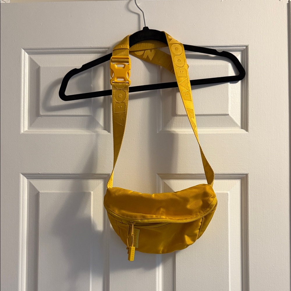 Baboon to the Moon Mustard Belt Bag